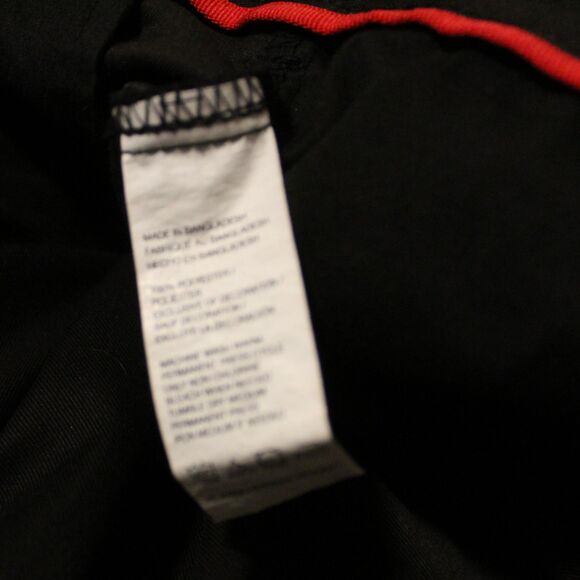 Men's IZOD Black Mid-Length Pleated Shorts with Front and Back Pockets Size 38 - Picture 7 of 7